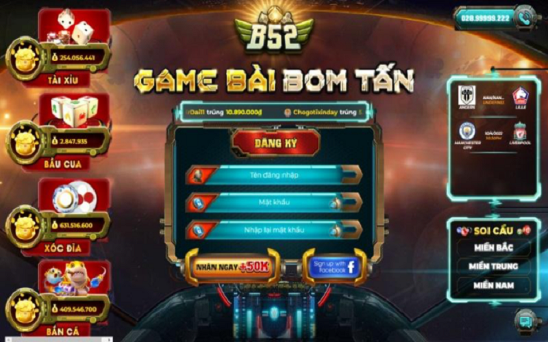 Game bài bom tấn B52